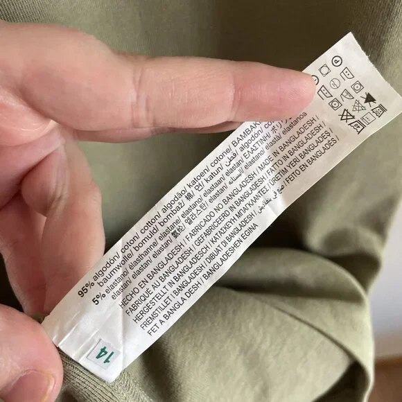 Zara Women M Olive Green Stretch Sleeveless Halter Midi Bodycon Dress NWT - Picture 6 of 10